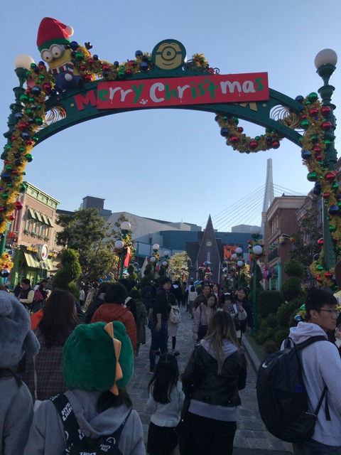 クリスマスのユニバーサル・スタジオ・ジャパン